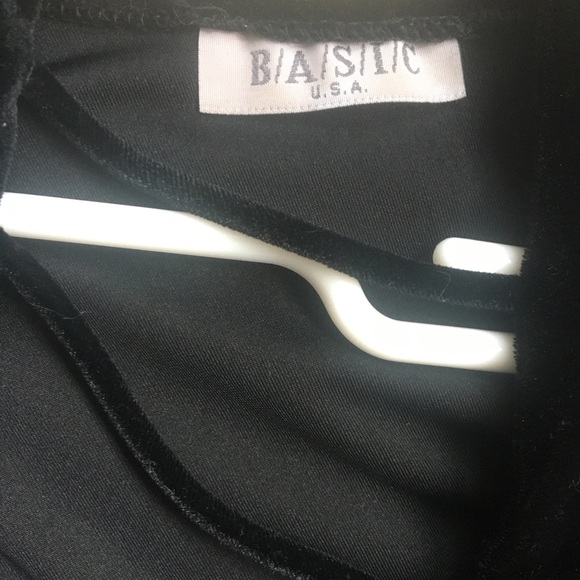 Black Bodycon Velvet Mini Dress - Perfect Condition! - Picture 8 of 11